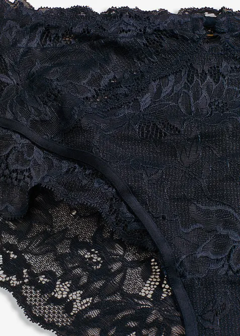 Panty a vita alta in pizzo delicato, bonprix
