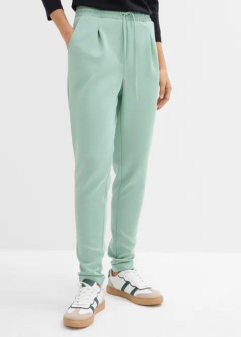Pantaloni chino in tessuto effetto neoprene, bonprix