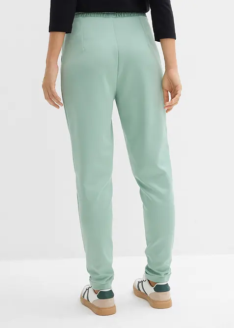 Pantaloni chino in tessuto effetto neoprene, bonprix