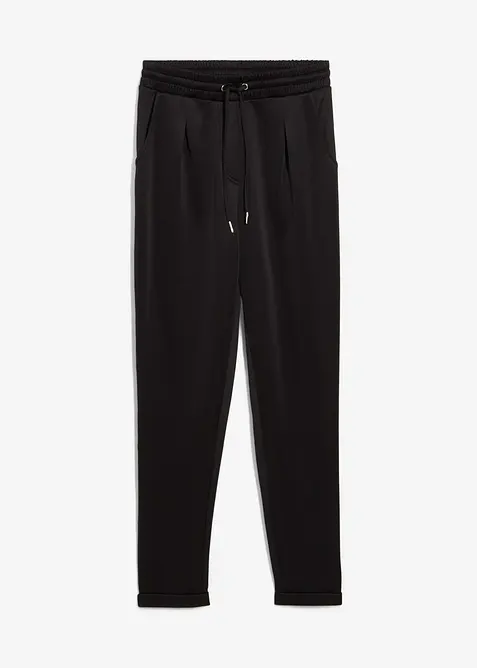 Pantaloni chino in tessuto effetto neoprene, bonprix