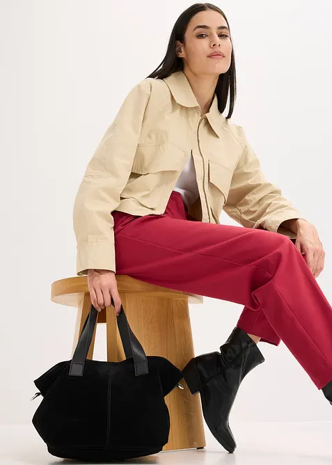 Borsa a mano in pelle, bonprix