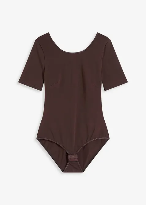 Body a mezze maniche con cotone, bonprix