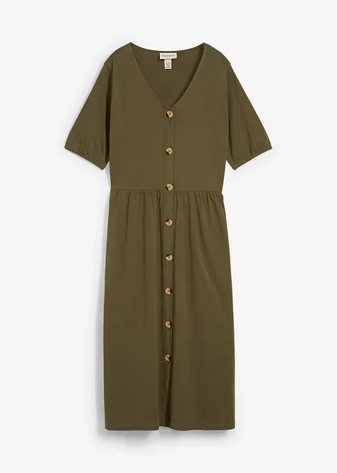Abito midi in puro cotone, bonprix