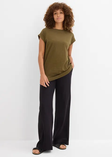 Maglia lunga in puro cotone (pacco da 2), bonprix