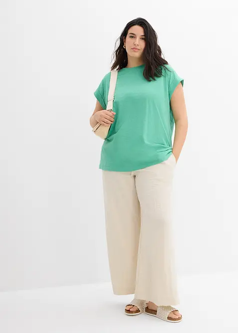 Maglia lunga in puro cotone (pacco da 2), bonprix