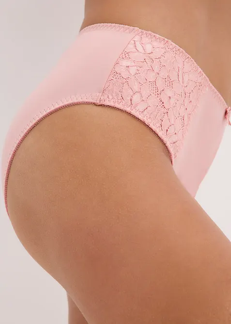 Slip alto con pizzo delicato (pacco da 2), bonprix