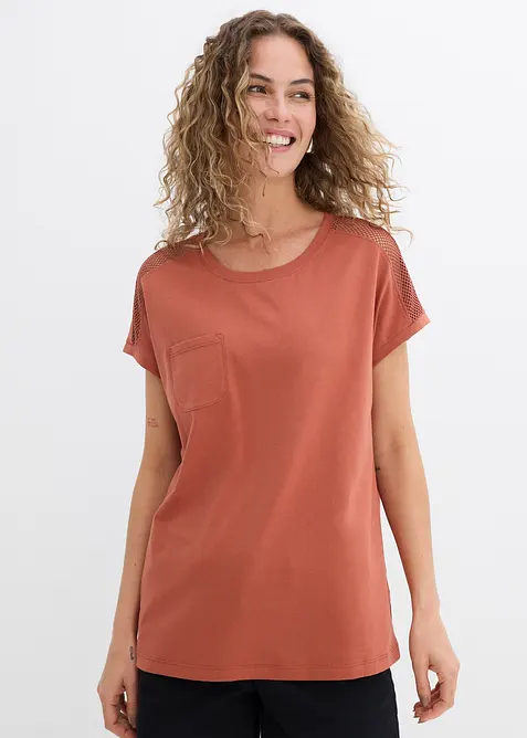 Maglia con pizzo, bonprix