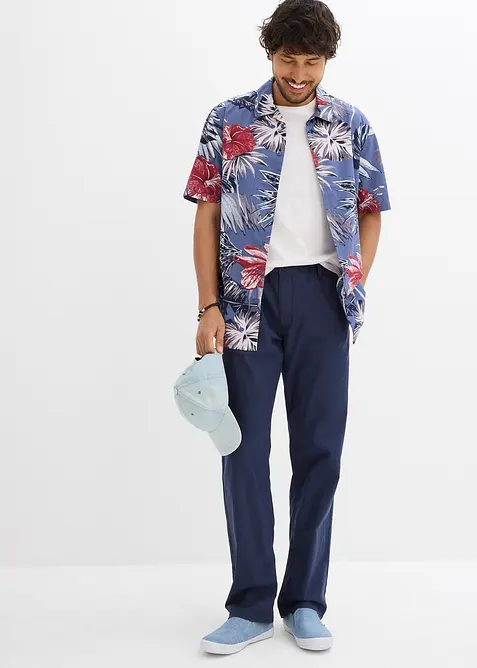 Camicia a maniche corte in puro cotone, bonprix