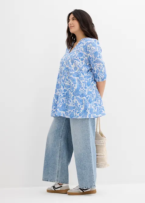 Tunica lunga in puro cotone, bonprix