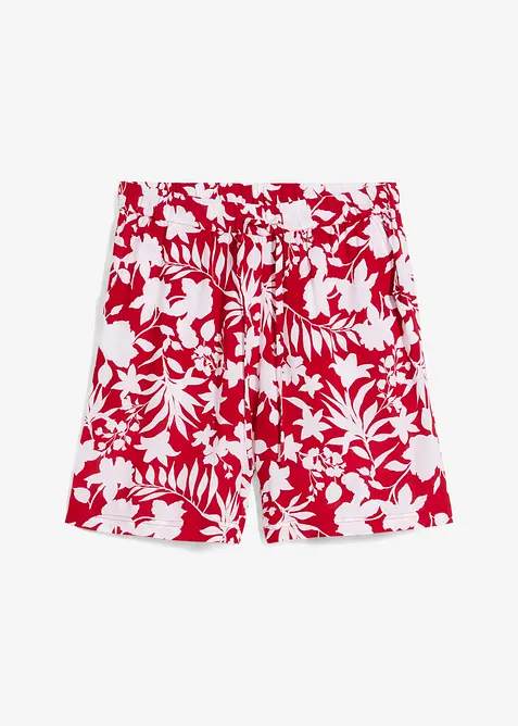 Shorts larghi in viscosa con cinta comoda, vita alta, bonprix