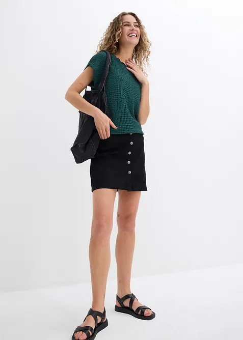 Maglia in crêpe leggero, bonprix