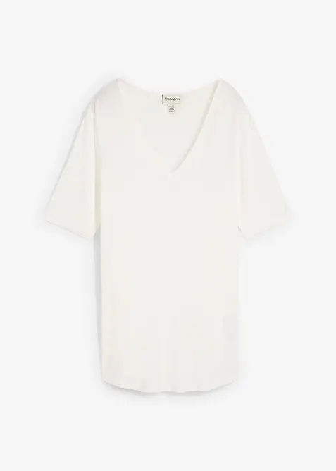 Maglia lunga in viscosa morbida, bonprix