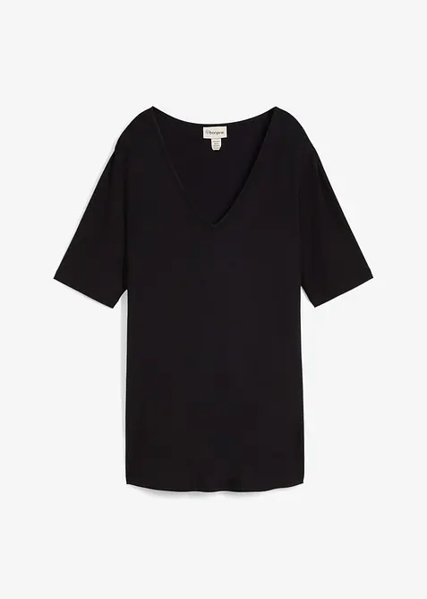 Maglia lunga in viscosa morbida, bonprix