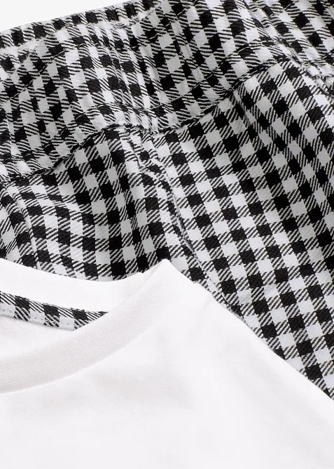 Pigiama estivo con shorts stampati, bonprix