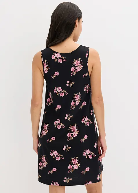 Camicia da notte corta in misto viscosa morbido, bonprix