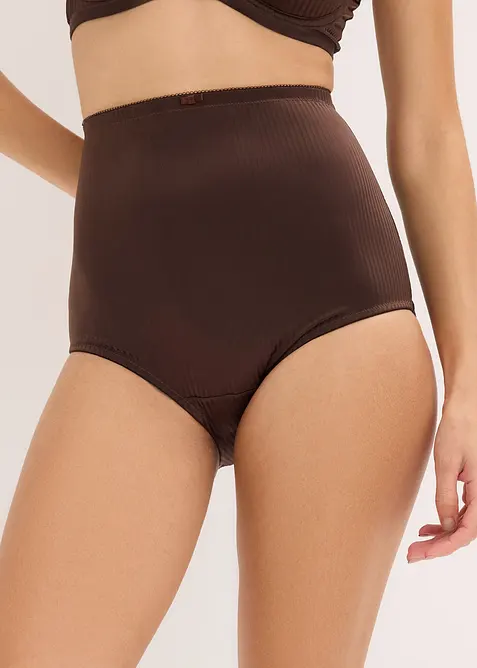 Panty con finitura lucida ed effetto modellante leggero, bonprix