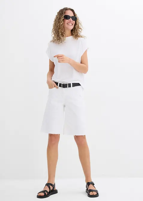 Bermuda con orlo aperto, bonprix