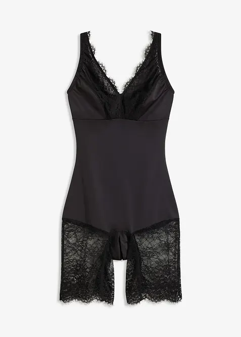 Body modellante a pantaloncino con effetto modellante medio, bonprix