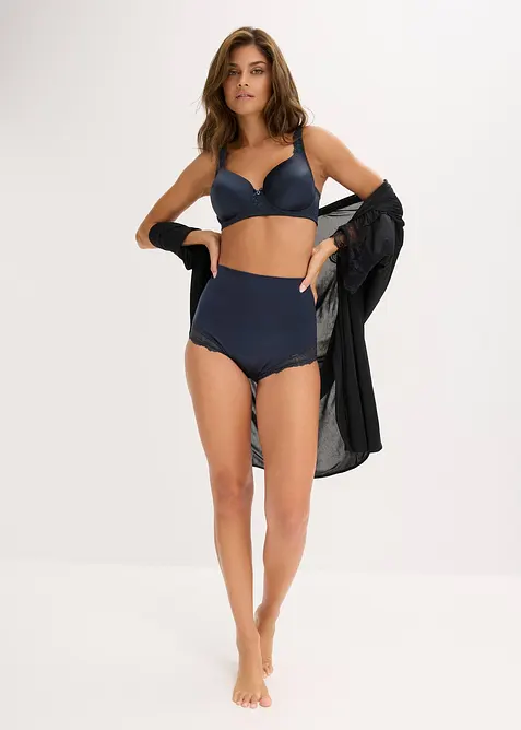 Slip contenitivo con effetto lucido e effetto modellante medio (pacco da 2), bonprix