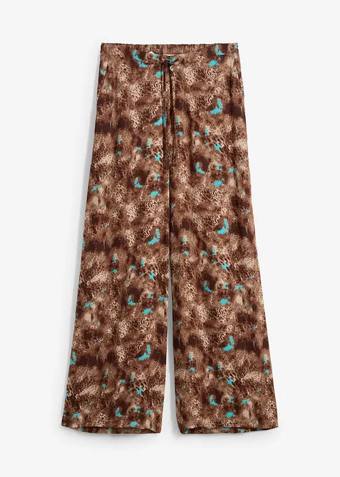 Pantaloni con elastico in vita in viscosa fluente, bonprix