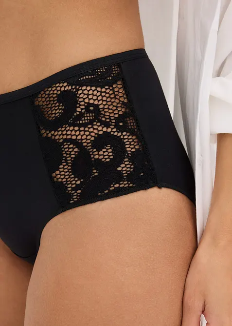 Culotte a vita alta in modal morbido (pacco da 4), bonprix