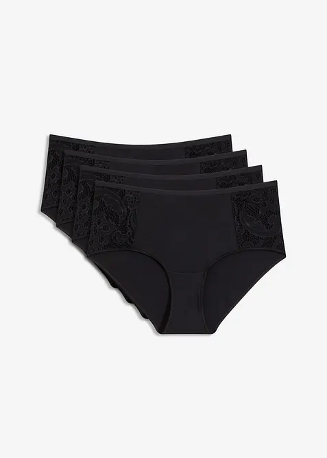 Culotte a vita alta in modal morbido (pacco da 4), bonprix