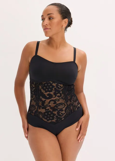 Body con perizoma in morbido modal, bonprix