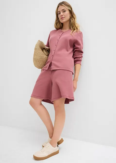 Shorts in puro cotone con elastico in vita, bonprix