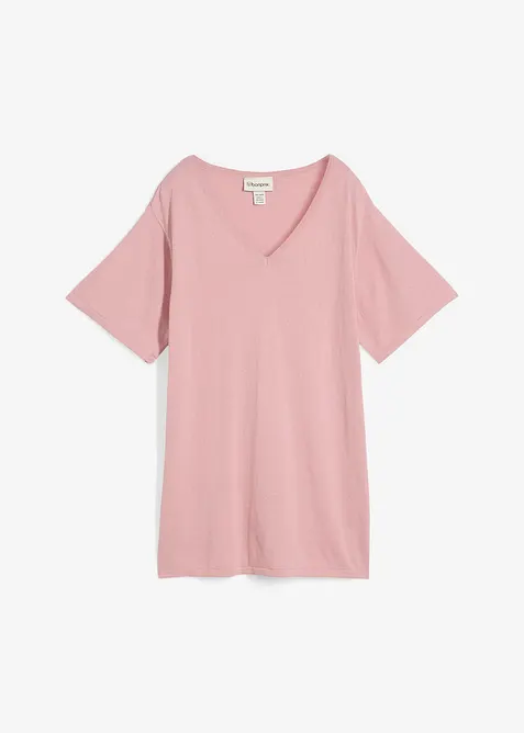 Maglia in fine misto cotone e lino, bonprix