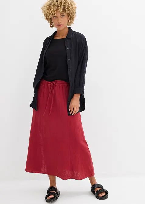 Gonna lunga in mussola, bonprix