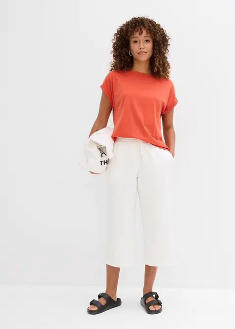 T-shirt in puro cotone biologico  (pacco da 2), bonprix