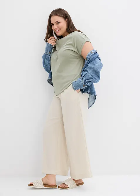 T-shirt in puro cotone biologico  (pacco da 2), bonprix