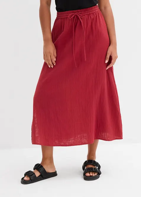 Gonna lunga in mussola, bonprix