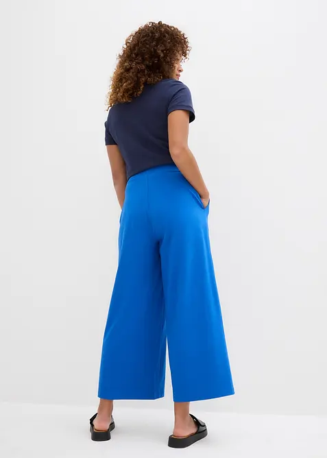 Pantaloni cropped elasticizzati in cotone biologico, bonprix
