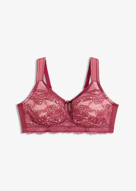 Reggiseno contenitivo senza ferretto  con spalline imbottite, bonprix
