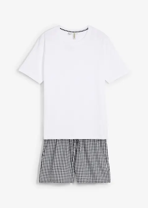 Pigiama estivo a maniche corte in puro cotone, bonprix