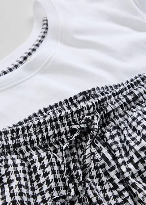 Pigiama estivo a maniche corte in puro cotone, bonprix