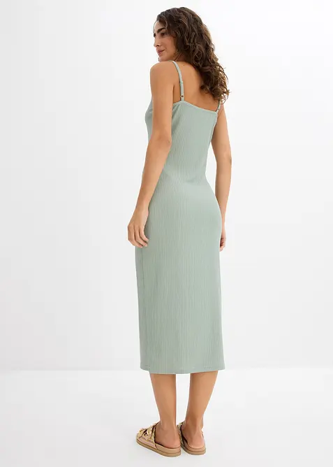 Abito midi in crêpe leggero, bonprix