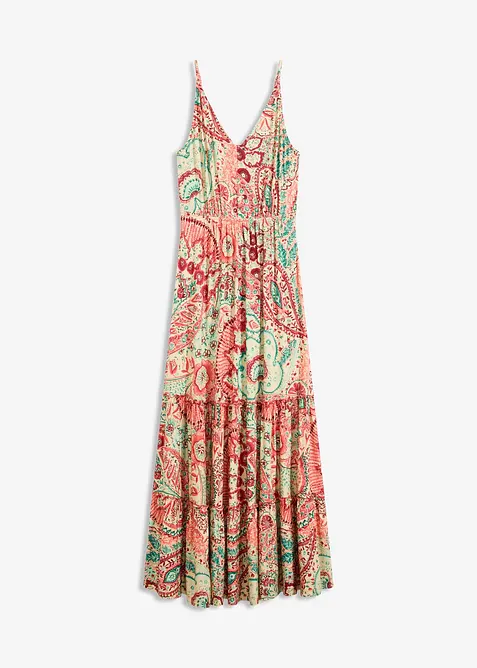 Abito con spalline in morbido jersey misto viscosa, bonprix