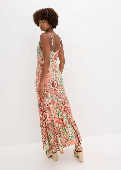 Abito con spalline in morbido jersey misto viscosa, bonprix