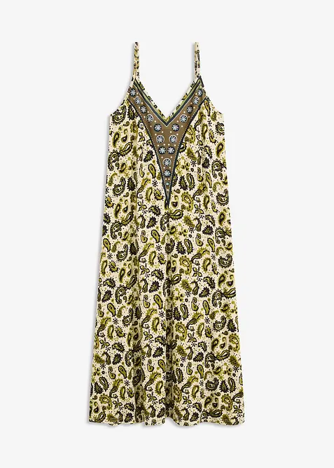 Abito con spalline in misto viscosa morbido, bonprix