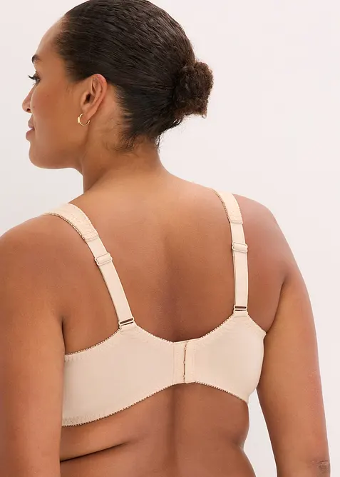 Reggiseno t-shirt con ferretto in cotone elasticizzato (pacco da 2), bonprix