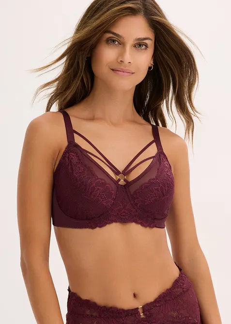 Reggiseno minimizer con pizzo delicato, bonprix