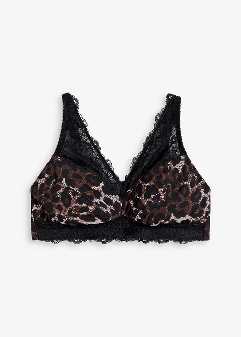 Bralette minimizer con pizzo delicato, bonprix