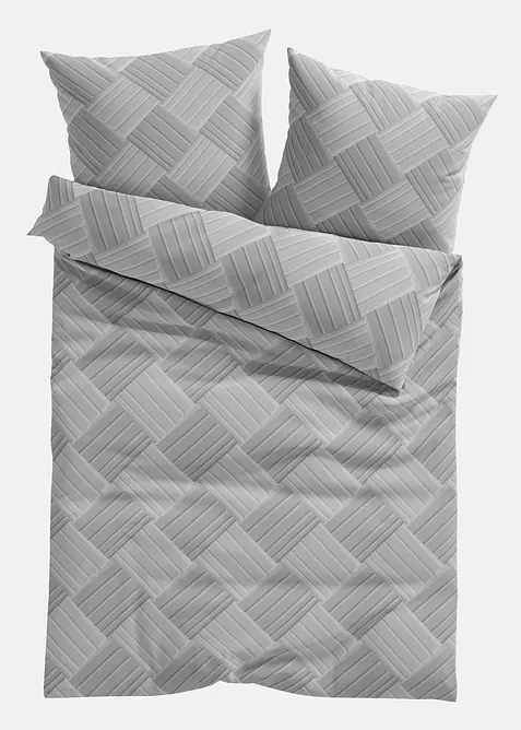 Biancheria da letto con stampa strutturata, bonprix