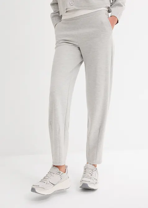 Pantaloni barrel in misto viscosa leggermente lucido, bonprix