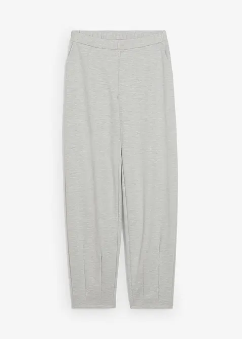 Pantaloni barrel in misto viscosa leggermente lucido, bonprix