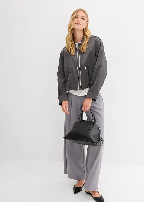 Bomber leggero in misto viscosa lucido, bonprix