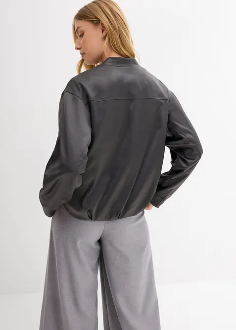 Bomber leggero in misto viscosa lucido, bonprix