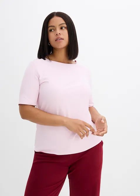 T-shirt con poliammide riciclata, bonprix